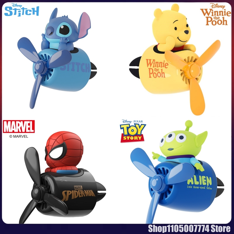 Car Accessories Kit - Stitch Spiderman Alien Characters Car Mounted