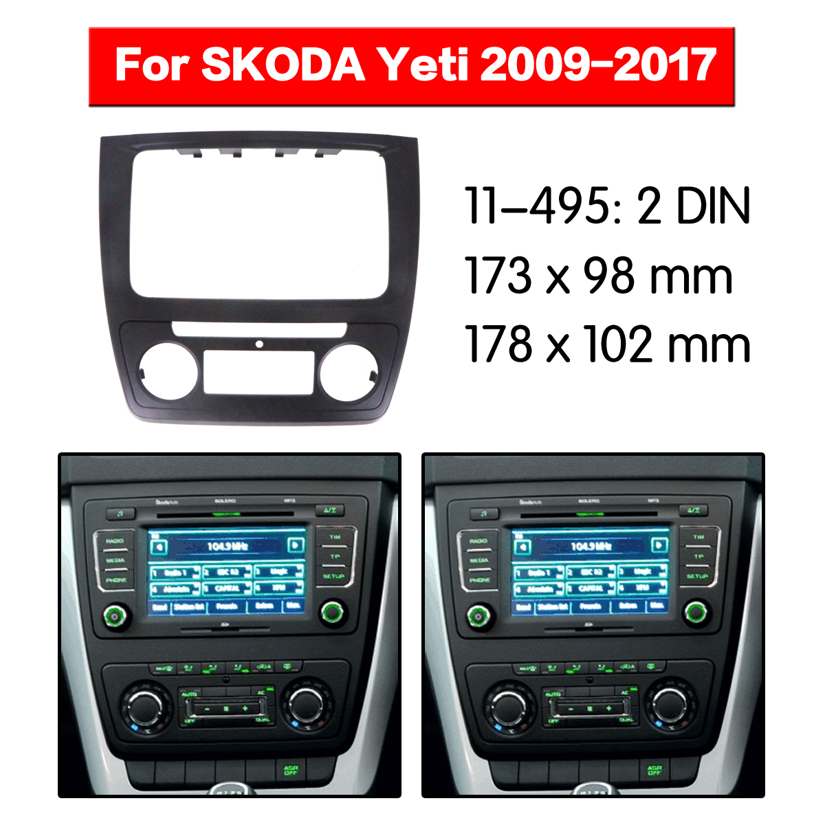 Car Accessories Kit - Car Accessories of Fascia Panel Stereo