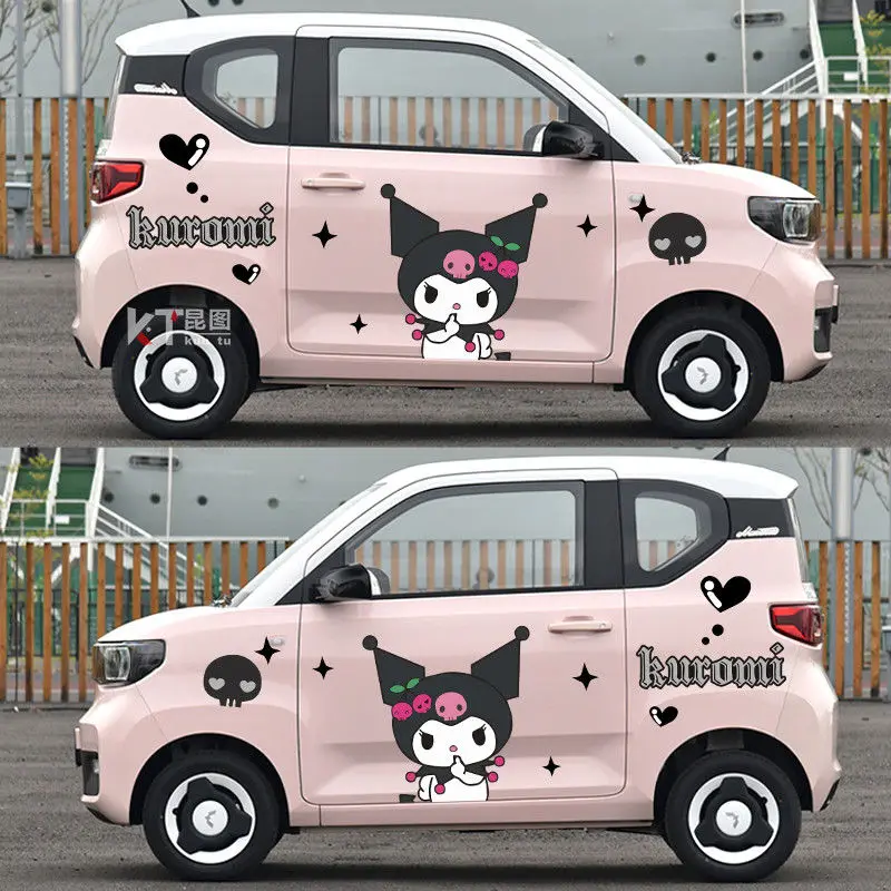 Car Accessories Japanese - Kuromi Car Sticker Car Cover Car