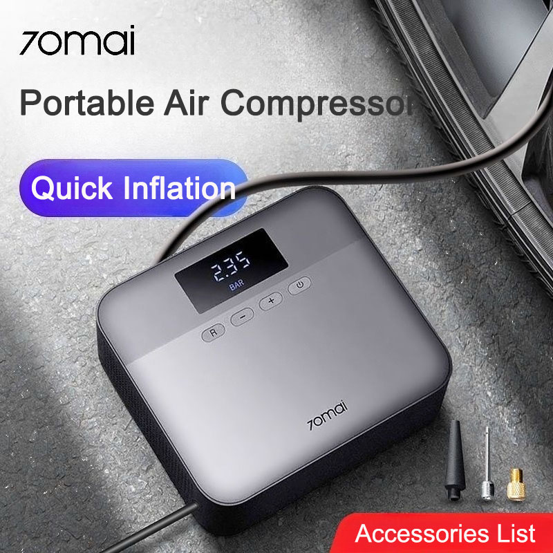 Car Portable Tire Inflator - 70mai Portable Air Compressor Tire Inflator