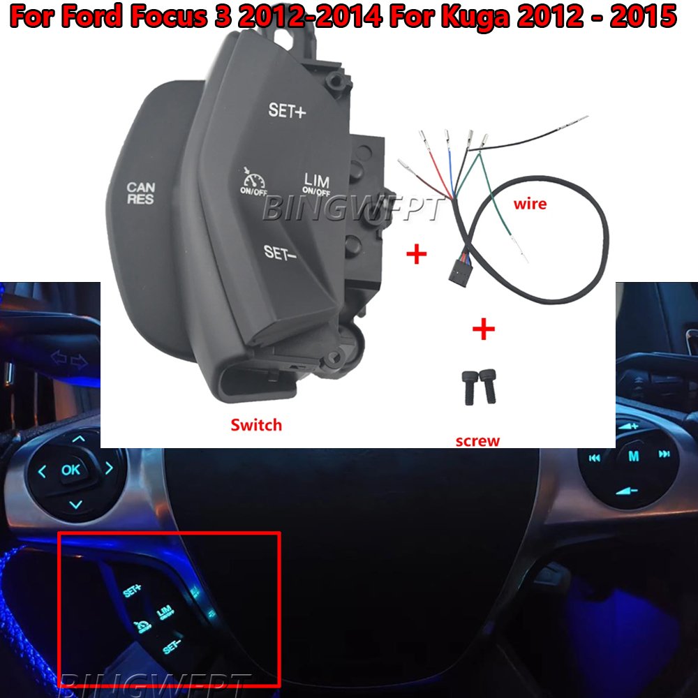 Car Accessories Kit - Multifunction Car Steering Wheel Button For