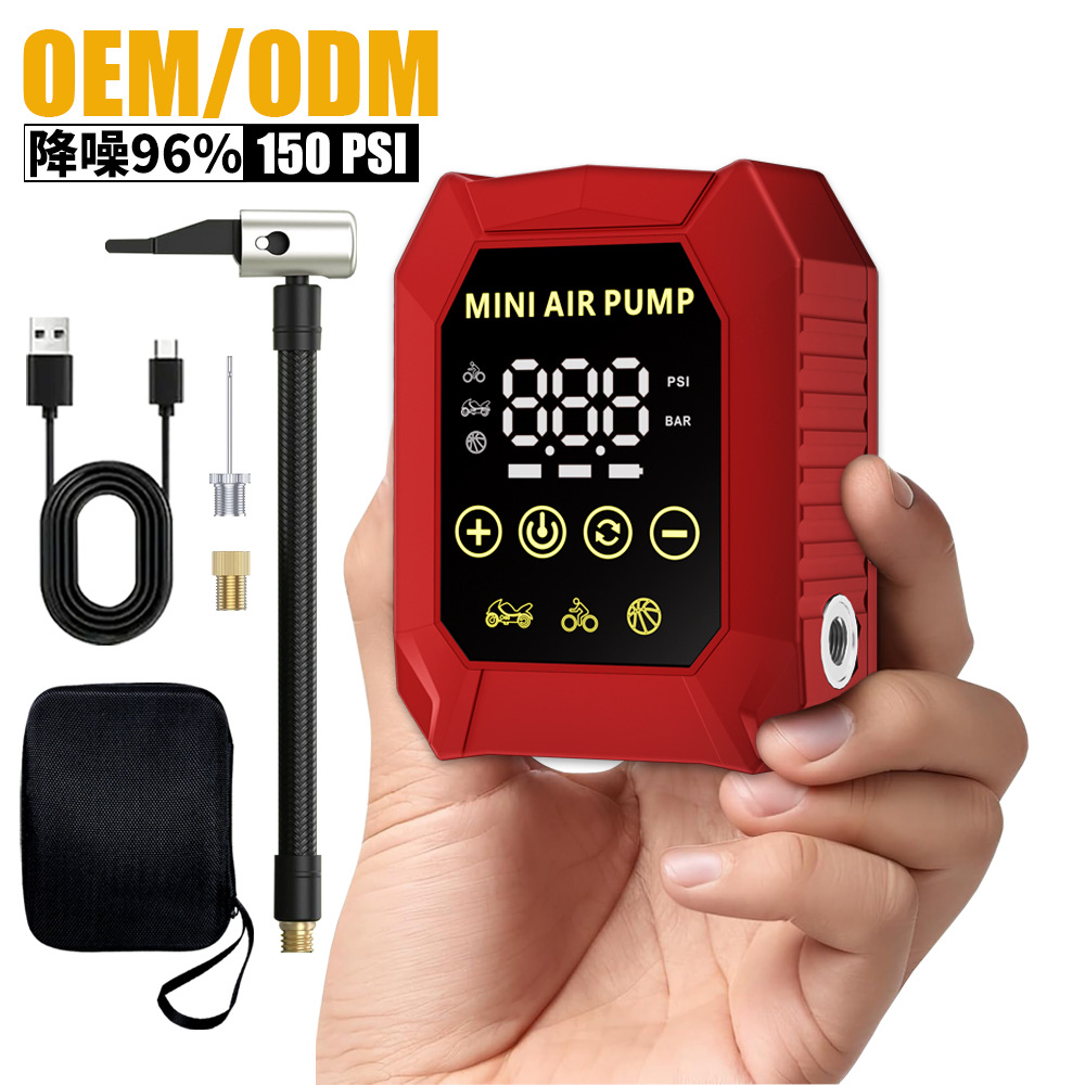 Car Portable Tire Inflator - 150psi Portable Car Air Pump Wireless