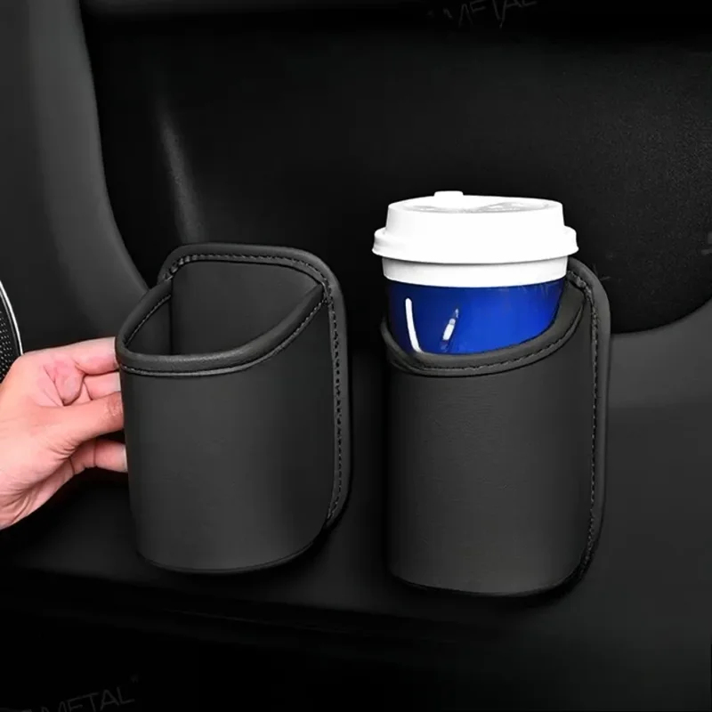 Car Accessories Kit - Car door cup holder Leather Automotive