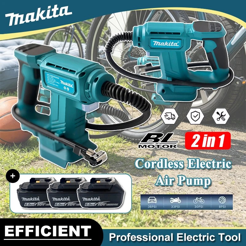 Car Portable Tire Inflator - Makita Cordless Air Pump Portable Car