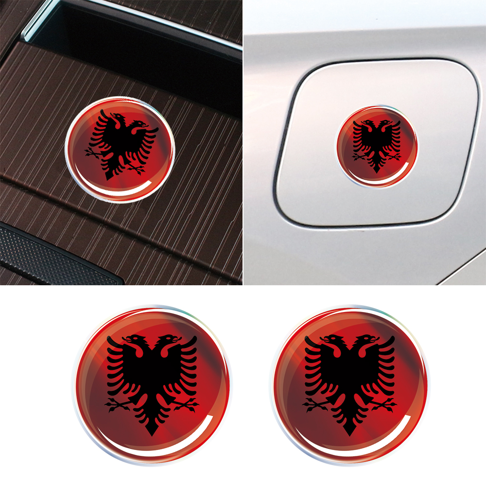 Car Accessories Uae - Albania UAE Colombia Flag Laser Epoxy