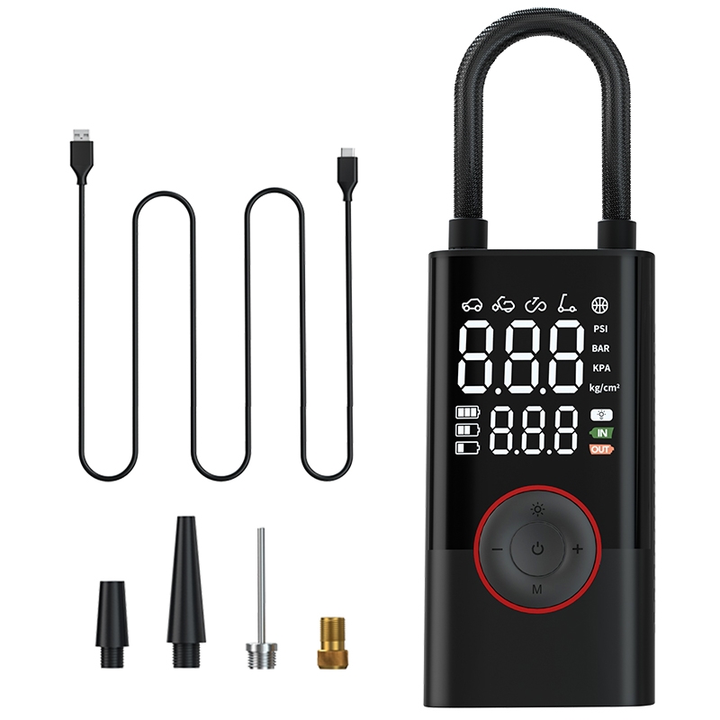 Car Portable Tire Inflator - Portable Wireless Air Compressor Mini Electric