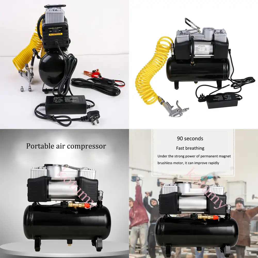 Car Portable Tire Inflator - WAP01 2.5L 4L 12V 220V Air