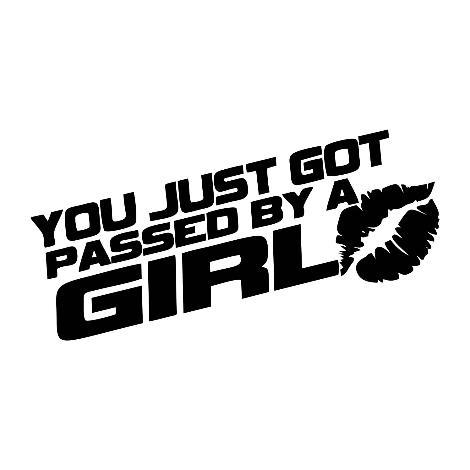 Car Accessories Girly - New Design You've Just Been Passed