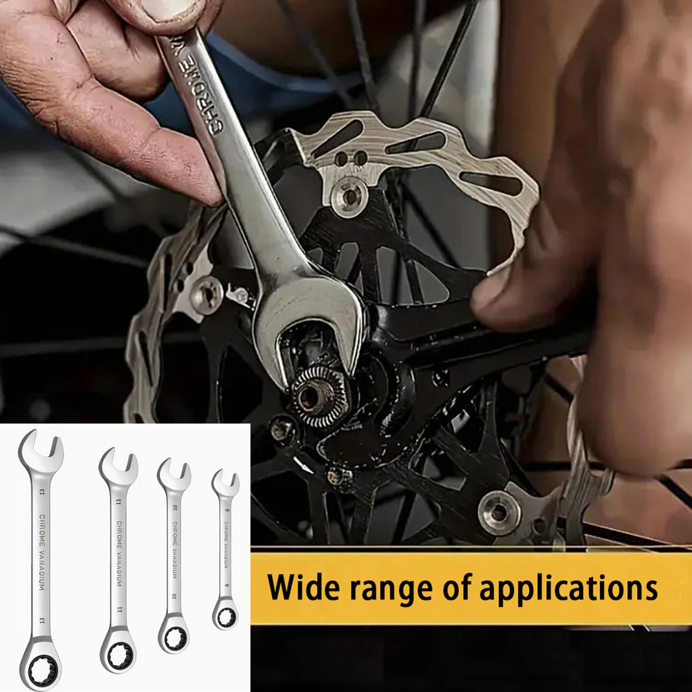 Car Accessories Job - 4pcs/Set Multifunctional Ratcheting Combination Wrench Set
