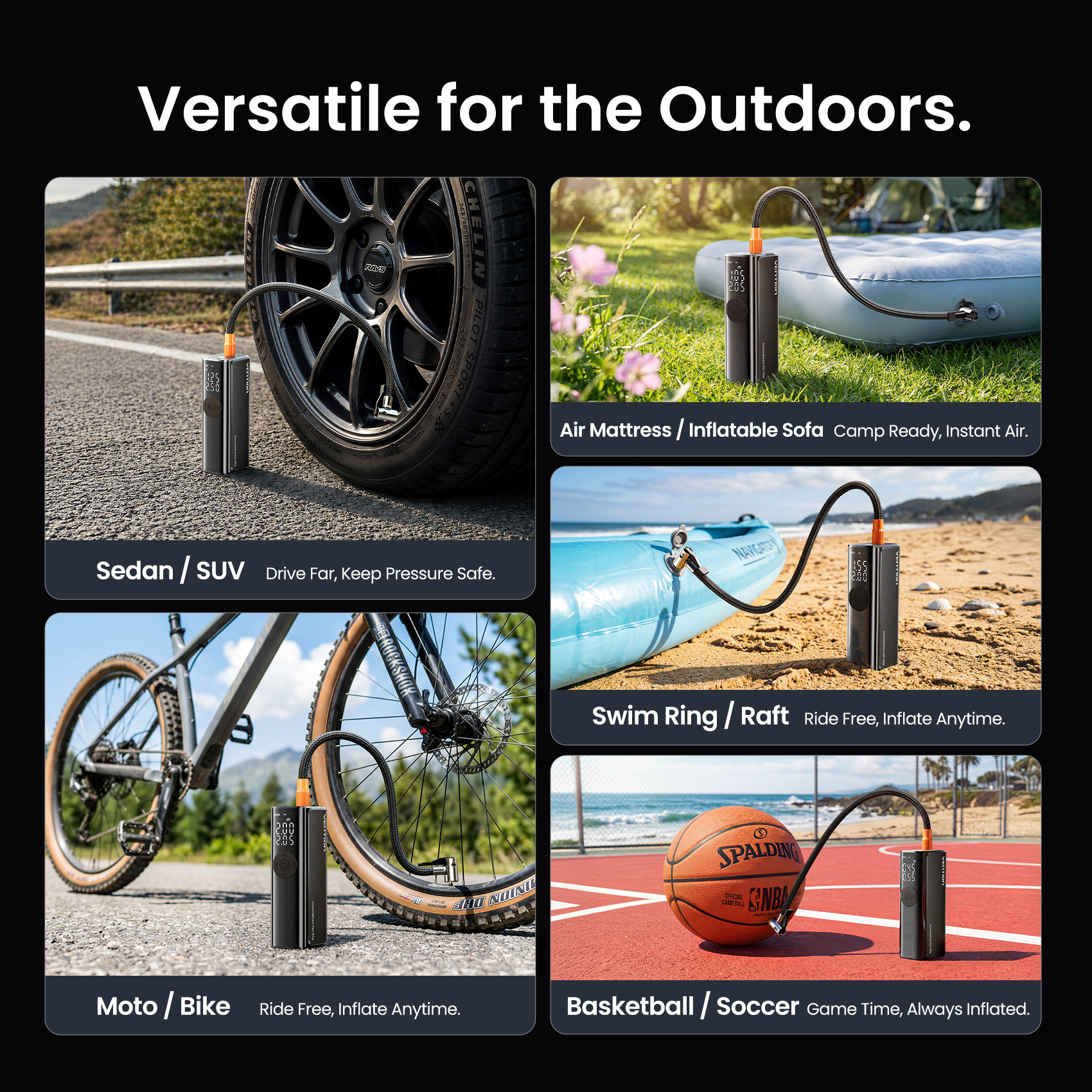 Vention Car Air Pump 5200Mah P - Car Portable Tire Inflator review and price