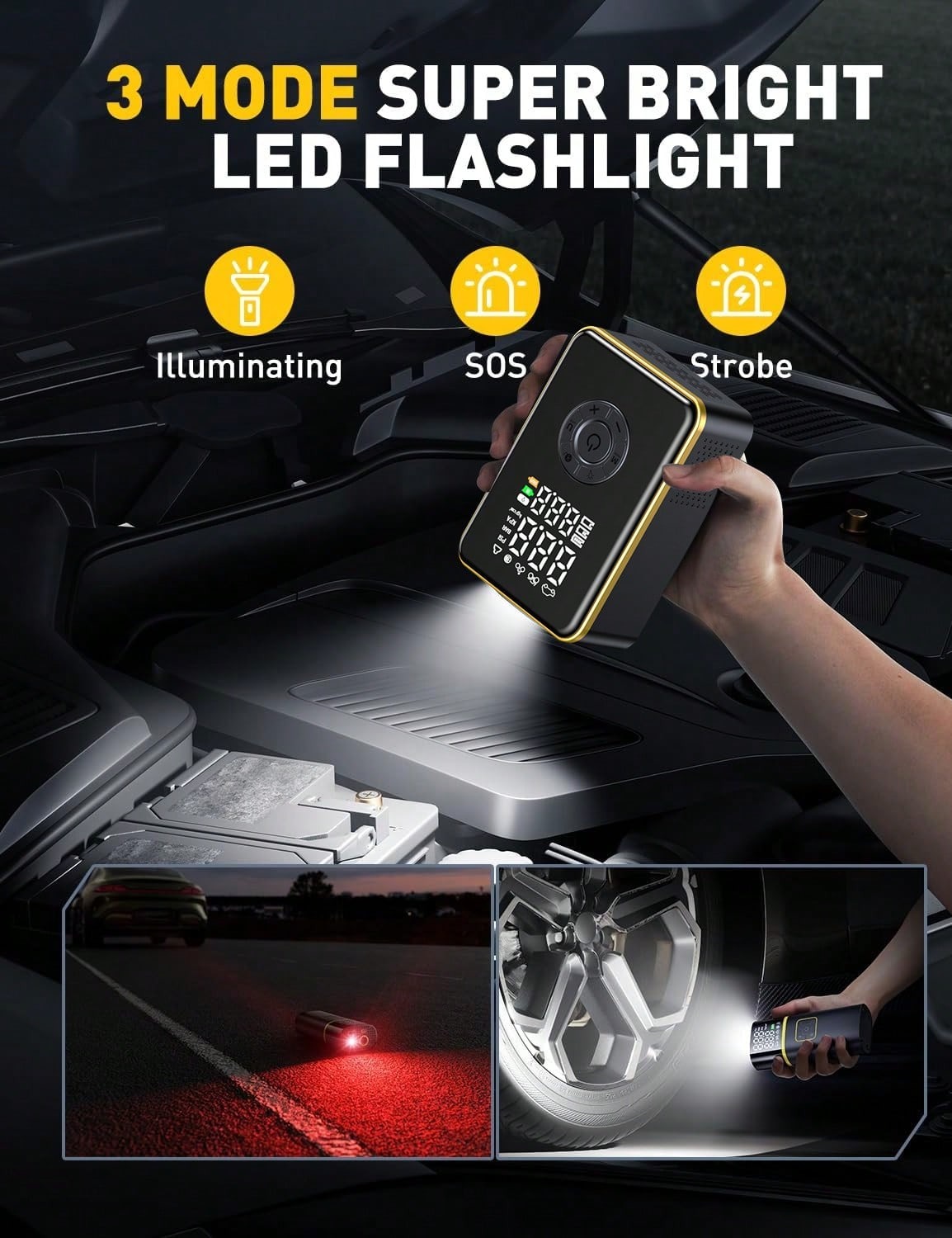 Tire Inflator Portable Air Com - Car Portable Tire Inflator review and price