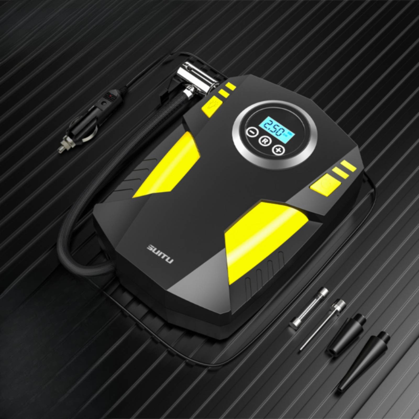Portable Air Compressor with P - Car Portable Tire Inflator review and price