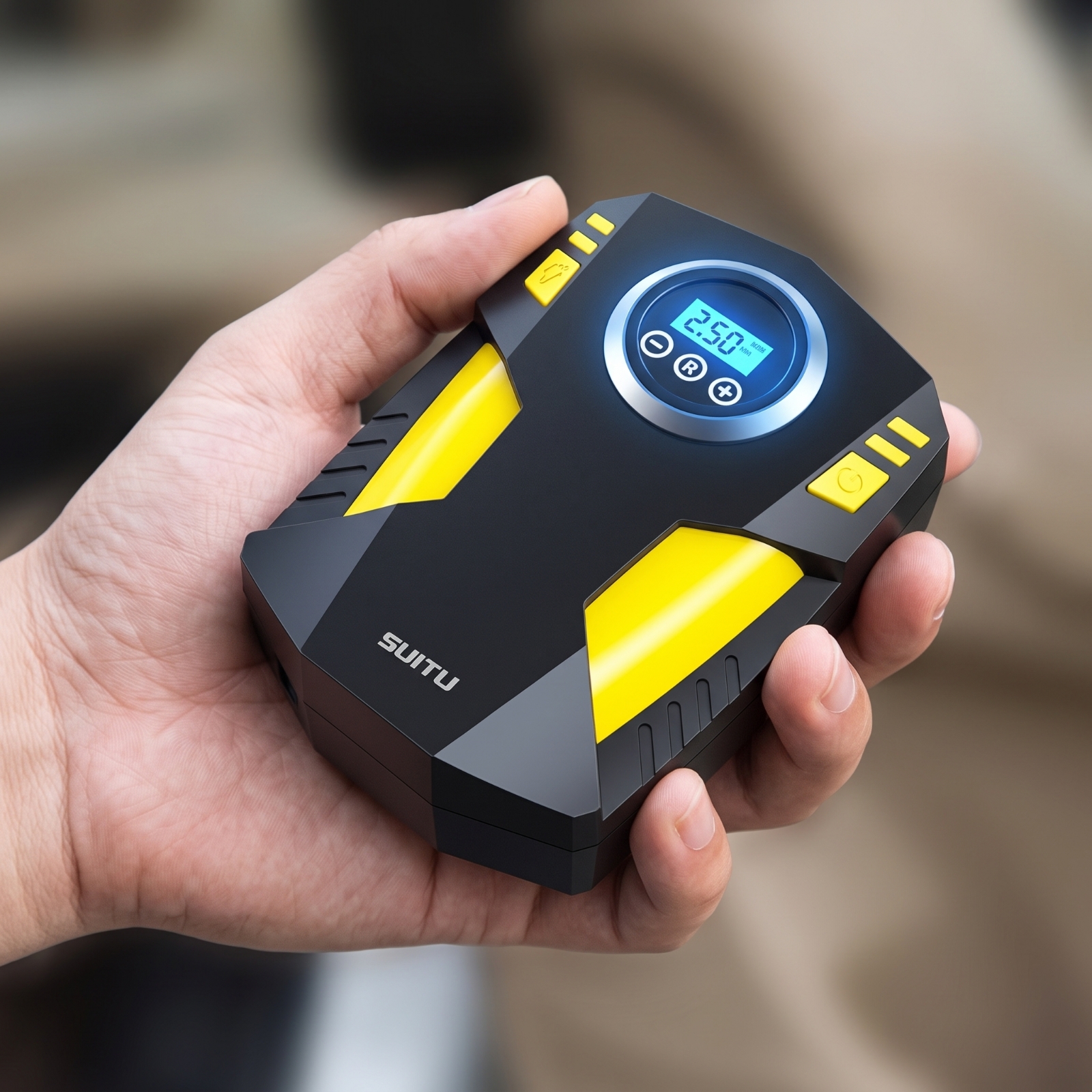 Portable Air Compressor with P - Car Portable Tire Inflator review and price