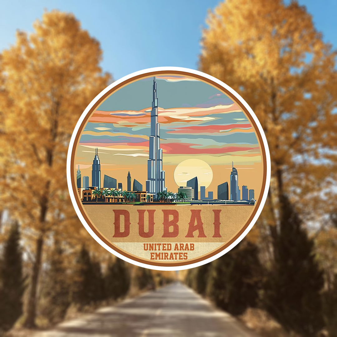 1pc Dubai UAE Souvenir Vinyl C - Car Accessories Uae review and price