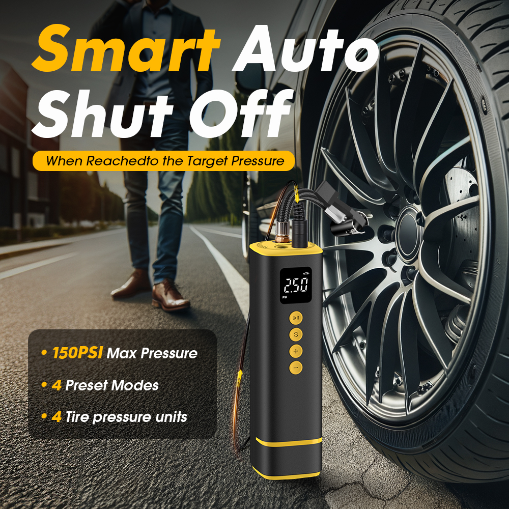 CARSUN Wired Mini Tire Inflato - Car Portable Tire Inflator review and price