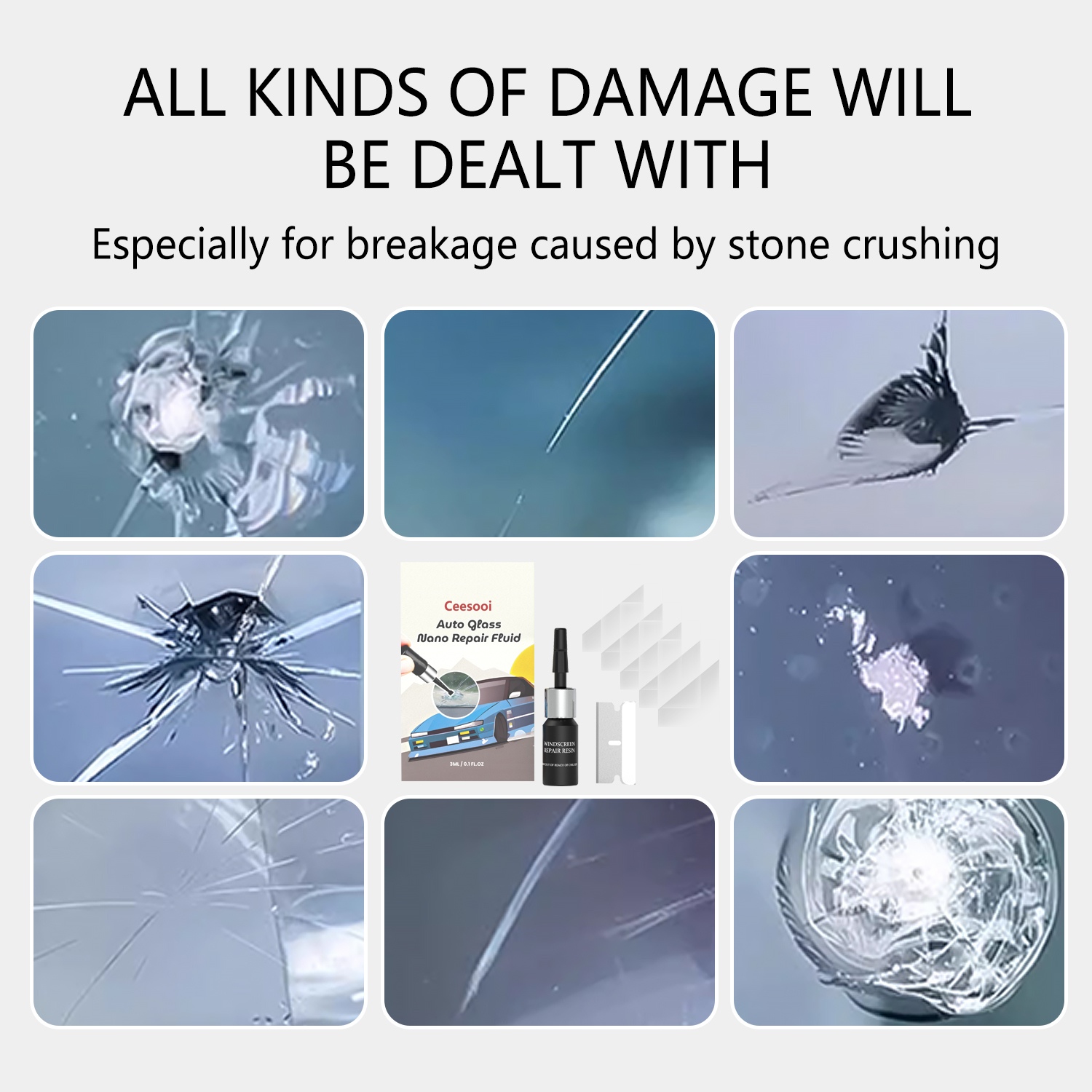Windshield Car Crack Repair Ki - Car Accessories Kit review and price