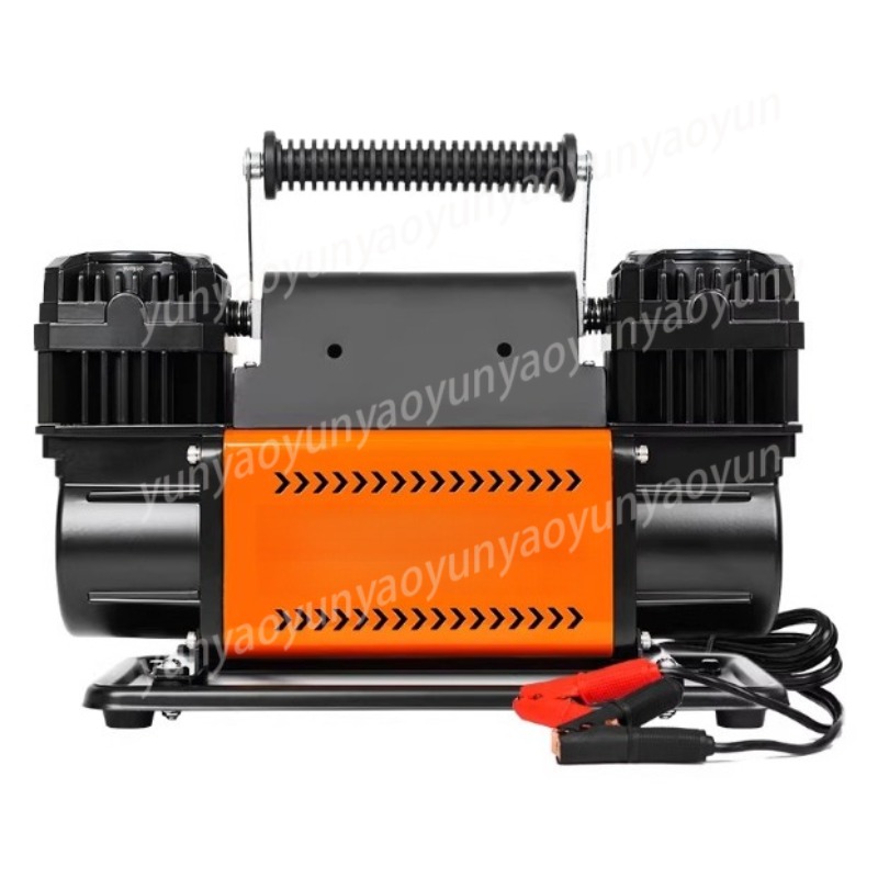 High Power Double Cylinder Car - Car Portable Tire Inflator review and price