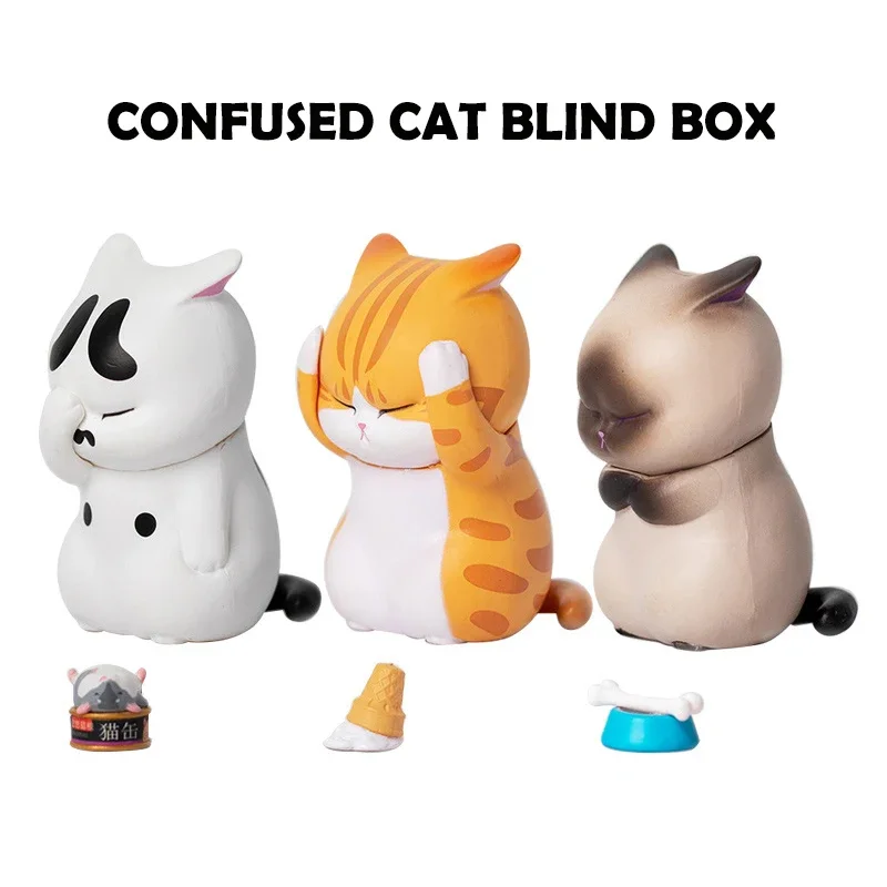 Thinking Cat Blind Box Cute An - Car Accessories Girly review and price